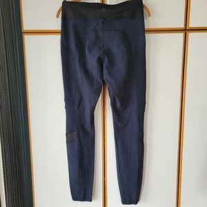 Lululemon Motivate Pants Leggings 8 Inkwell Navy Faux Jeans
